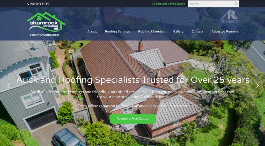 Shamrock Reroofing Ltd's Homepage